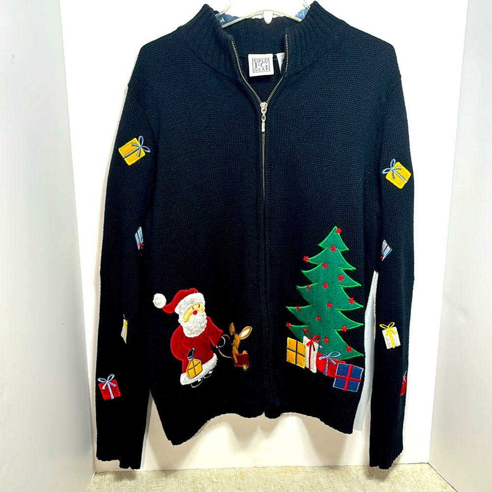 Vintage Womens Marshall Fields Holiday Sweater - Size Small